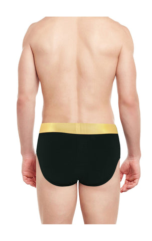 Body X Elaganza Solid Briefs Pack of 5 -BX36B-Assorted