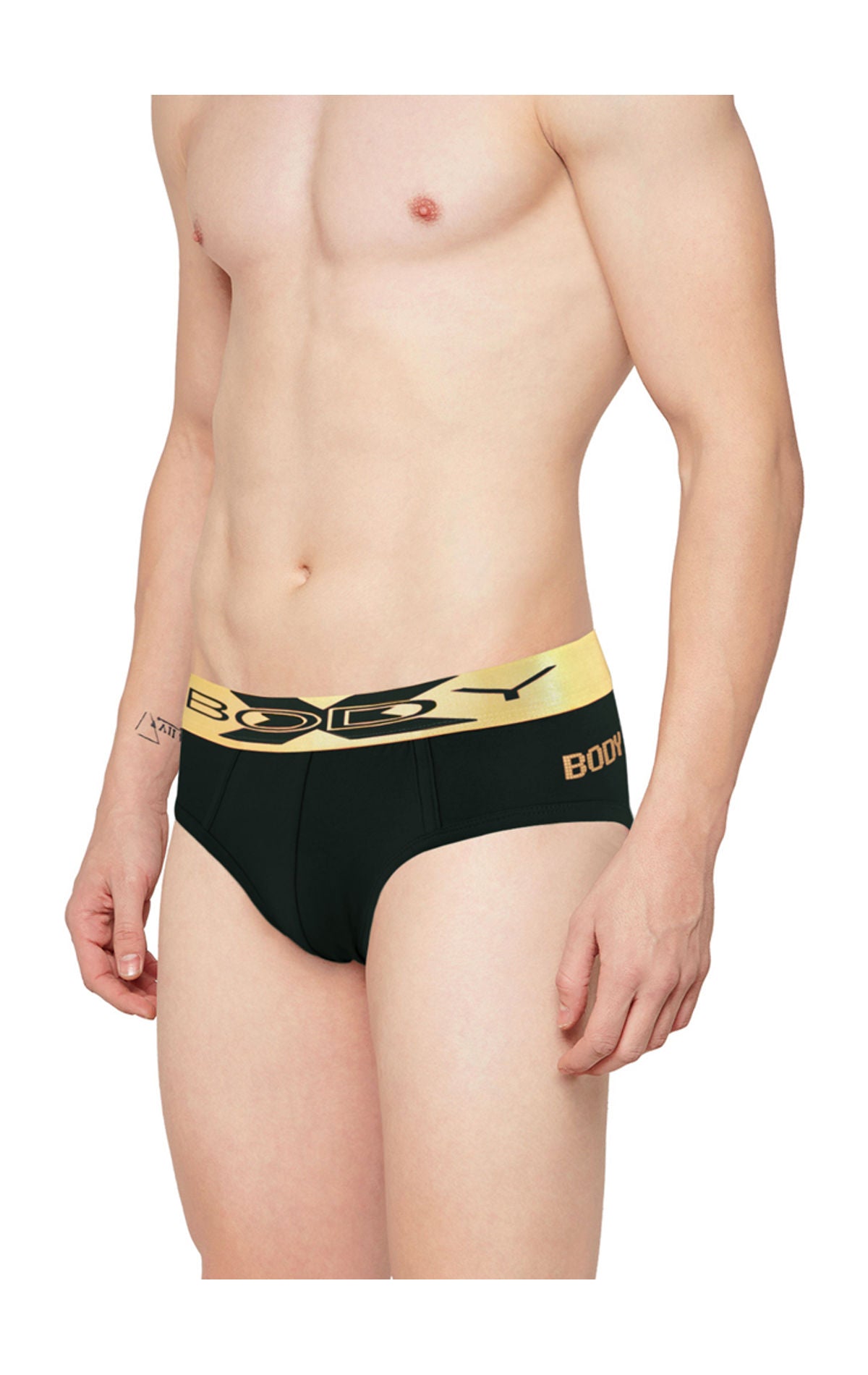 Body X Elaganza Solid Briefs Pack of 5 -BX36B-Assorted
