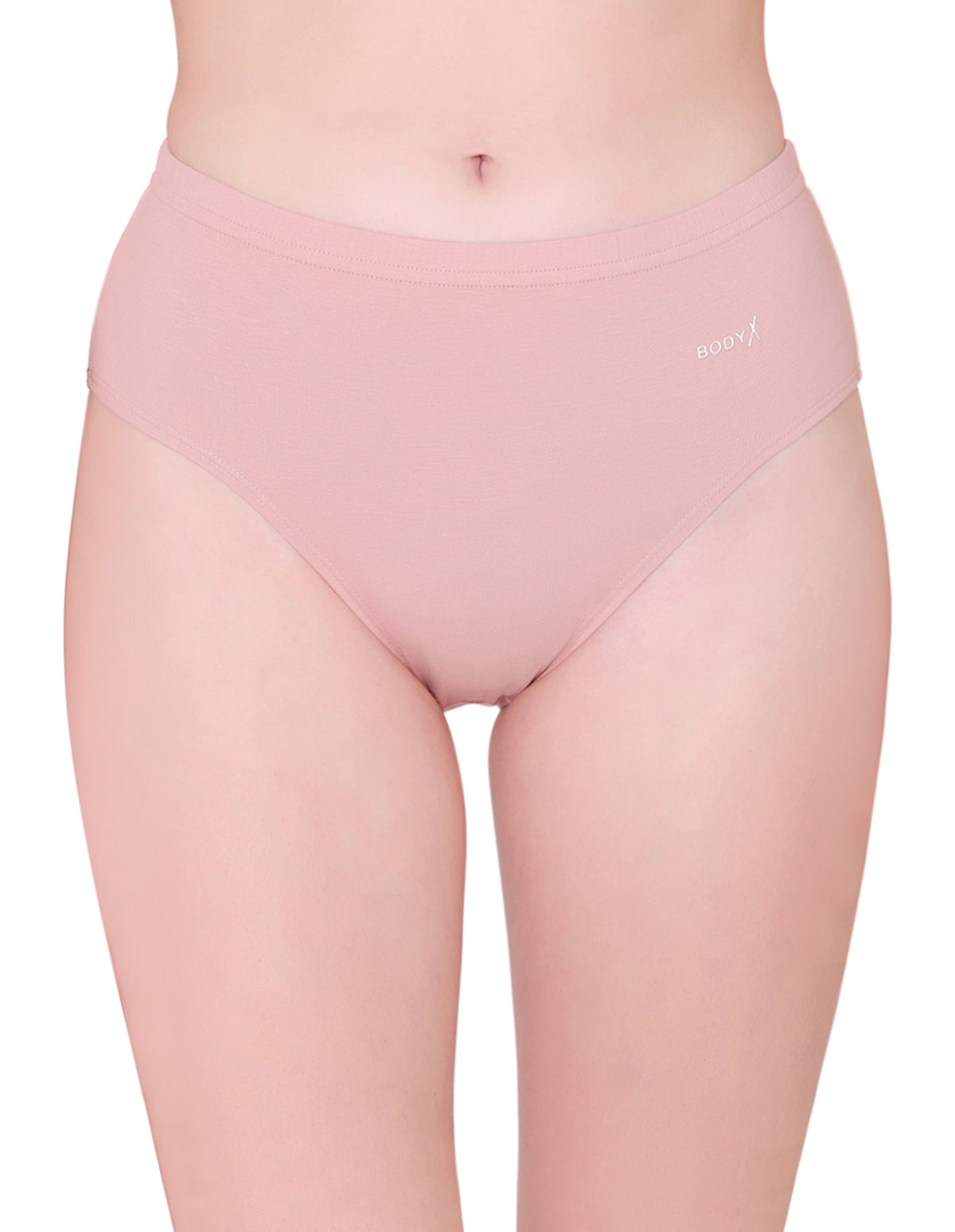 BodyX womens combed cotton spandex multi solid hipster premium hipster panty BX506-pack of 3