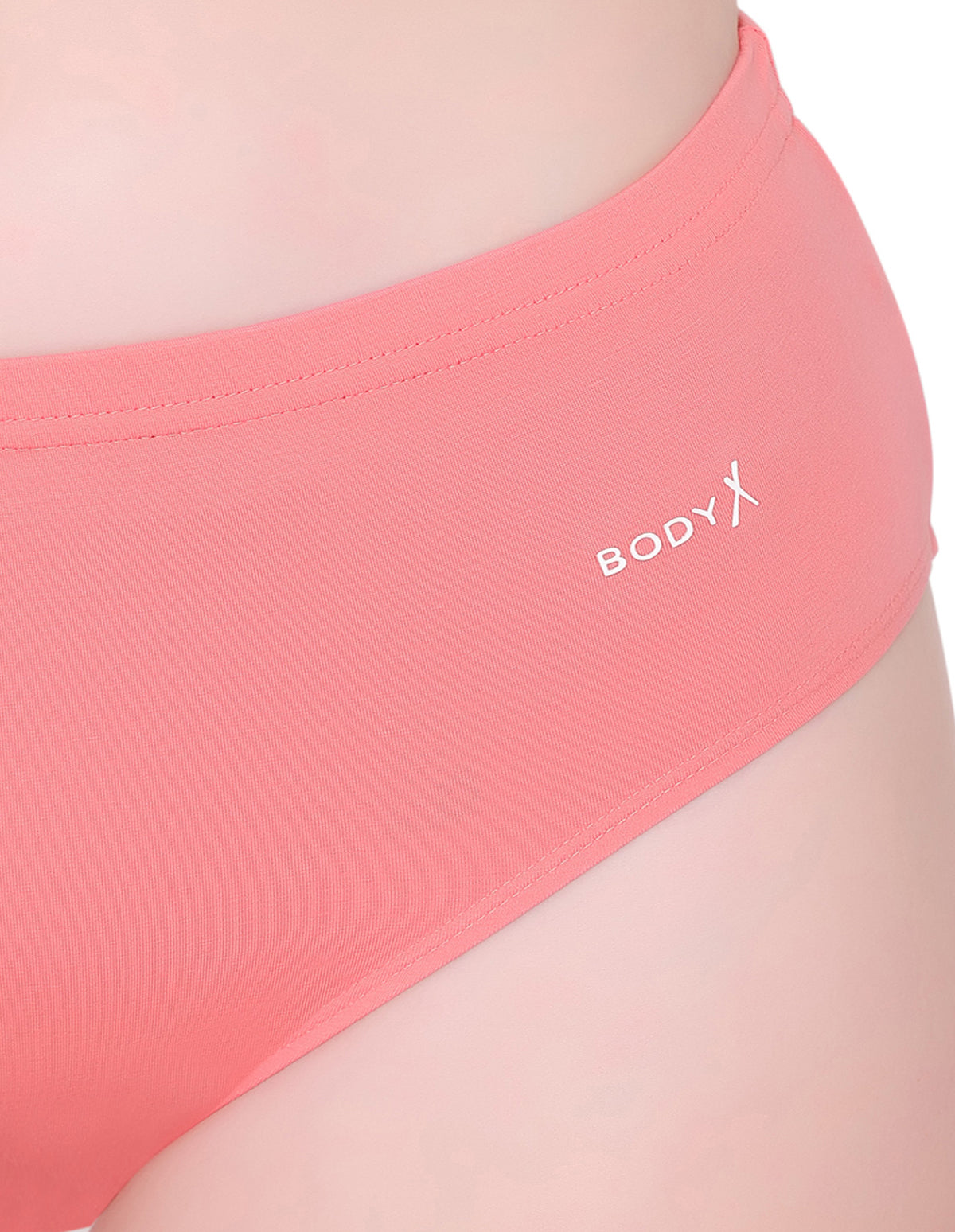 BodyX womens combed cotton spandex multi solid hipster premium hipster panty BX506-pack of 3