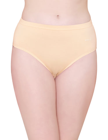 BodyX womens combed cotton spandex multi solid brief premium brief BX507-pack of 3