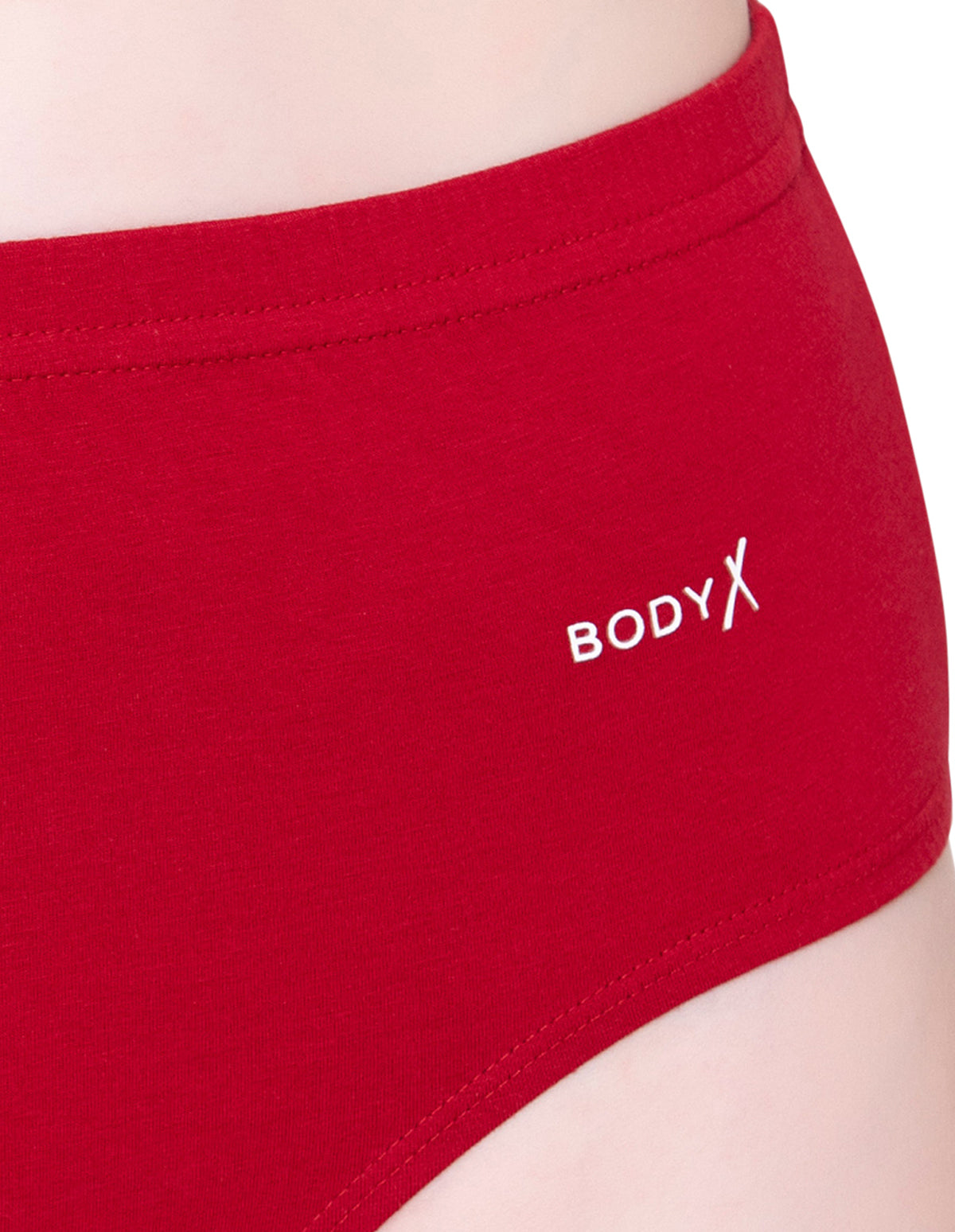 BodyX womens combed cotton spandex multi solid brief premium brief BX507-pack of 3