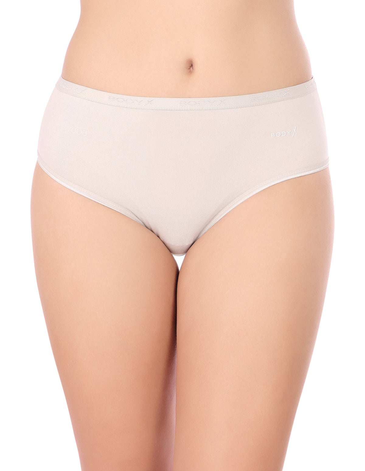 BodyX Womens Combed Cotton Spandex Assorted Premium Panty BX519C-Pack Of 3