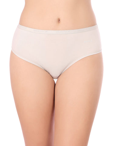 BodyX Womens Combed Cotton Spandex Assorted Premium Panty BX519C-Pack Of 3