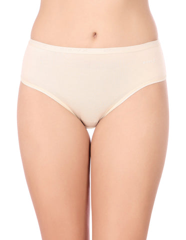 BodyX Womens Combed Cotton Spandex Assorted Premium Panty BX519C-Pack Of 3