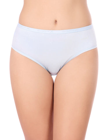 BodyX Womens Combed Cotton Spandex Assorted Premium Panty BX519C-Pack Of 3