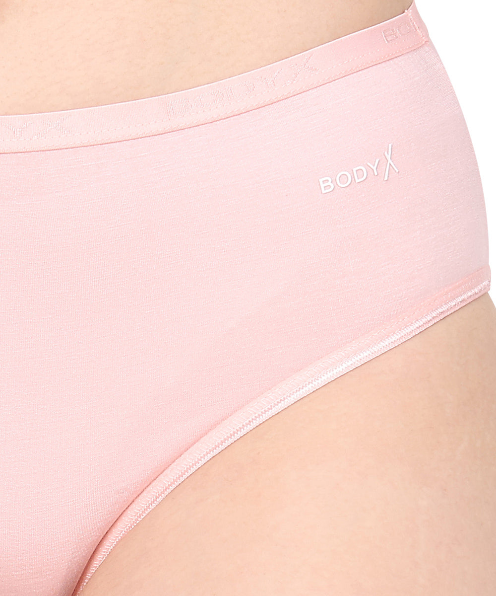 BodyX Womens Modal Spandex Assorted Premium Panty BX519-Pack Of 3