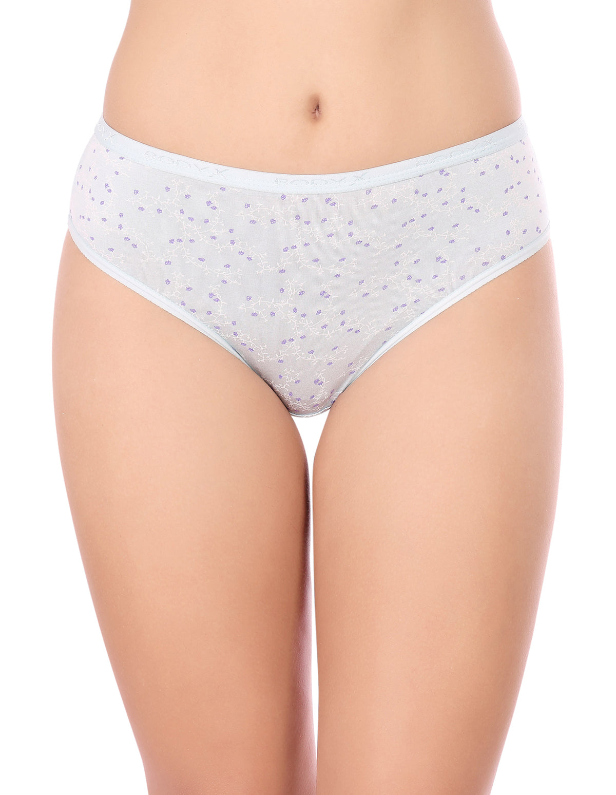 BodyX Womens Combed Cotton Spandex Assorted Premium Panty BX520-Pack Of 3