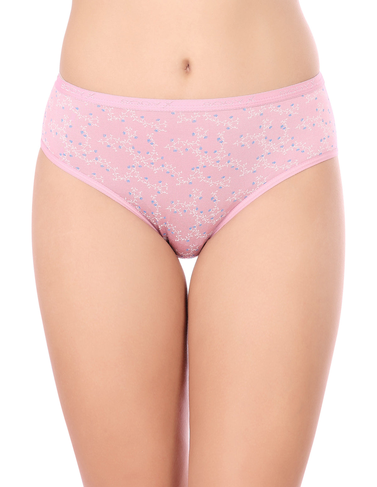 BodyX Womens Combed Cotton Spandex Assorted Premium Panty BX520-Pack Of 3