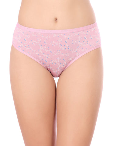 BodyX Womens Combed Cotton Spandex Assorted Premium Panty BX520-Pack Of 3