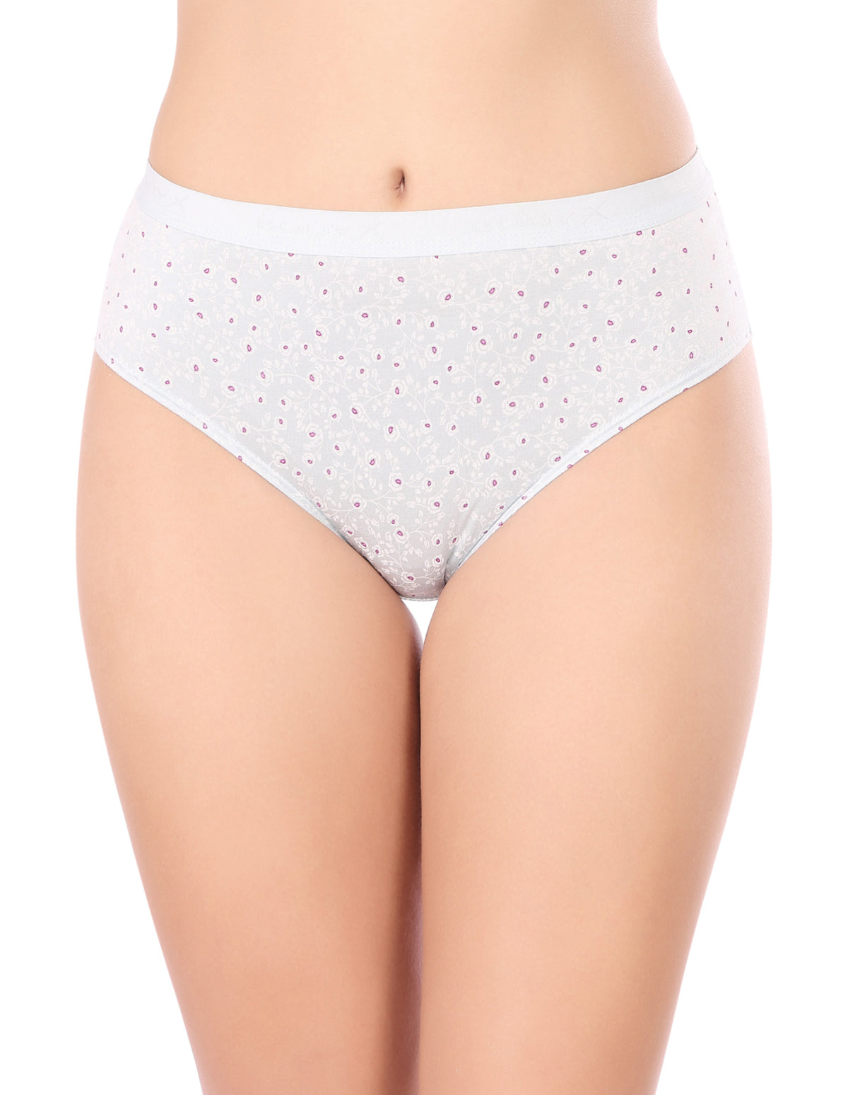 BodyX Womens Combed Cotton Spandex Assorted Premium Panty BX521-Pack Of 3
