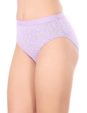 BodyX Womens Combed Cotton Spandex Assorted Premium Panty BX521-Pack Of 3