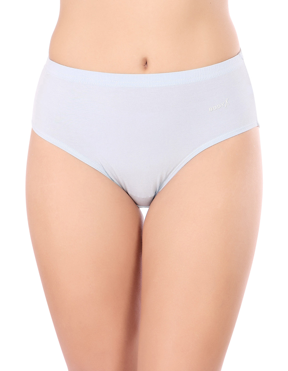 BodyX Womens Combed Cotton Spandex Assorted Premium Panty BX523C-Pack Of 3