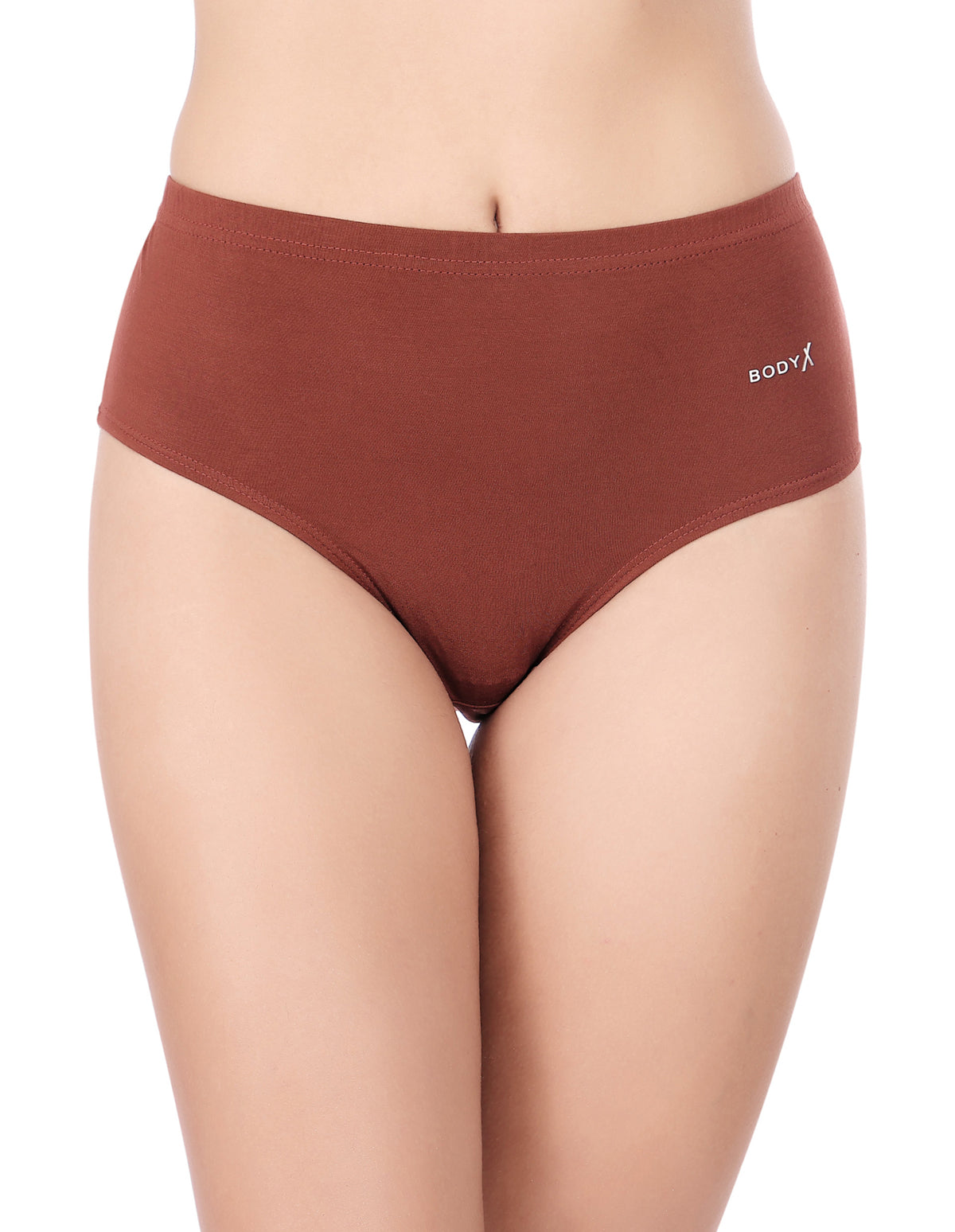 BodyX Womens Combed Cotton Spandex Assorted Premium Panty BX523D-Pack Of 3