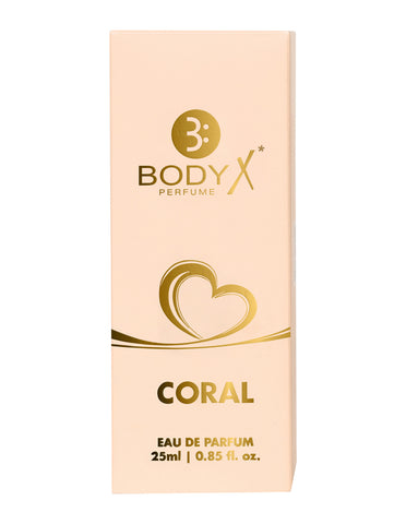 BodyX Coral Eau De Parfum for Women Long-Lasting Feminine Fragrance-25ml