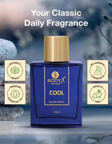 BodyX Cool Eau De Parfum for Men (100ml) – Intense, Lasting Scent