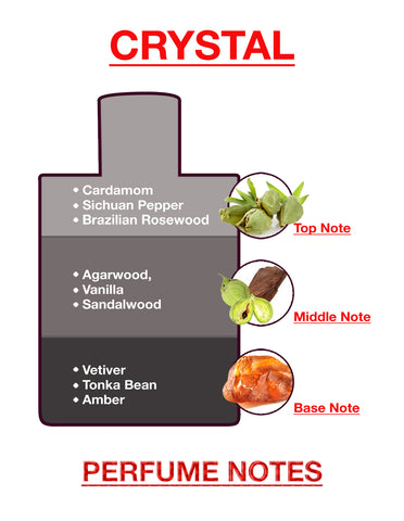 BodyX Crystal Eau De Parfum for Men (100ml) – Intense, Lasting Scent