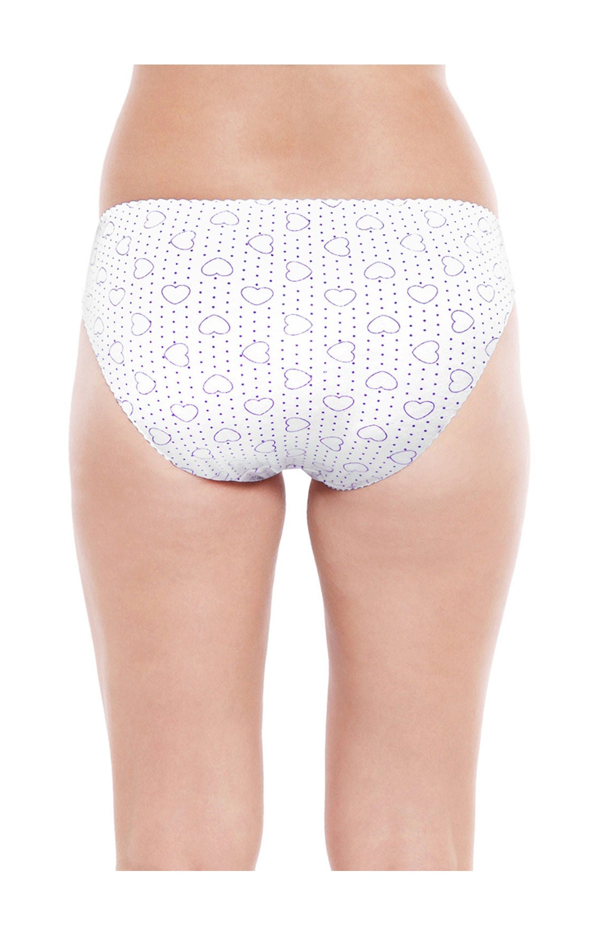 BODYCARE Pack of 3 100% Cotton Printed High Cut Panty-1409-Assorted