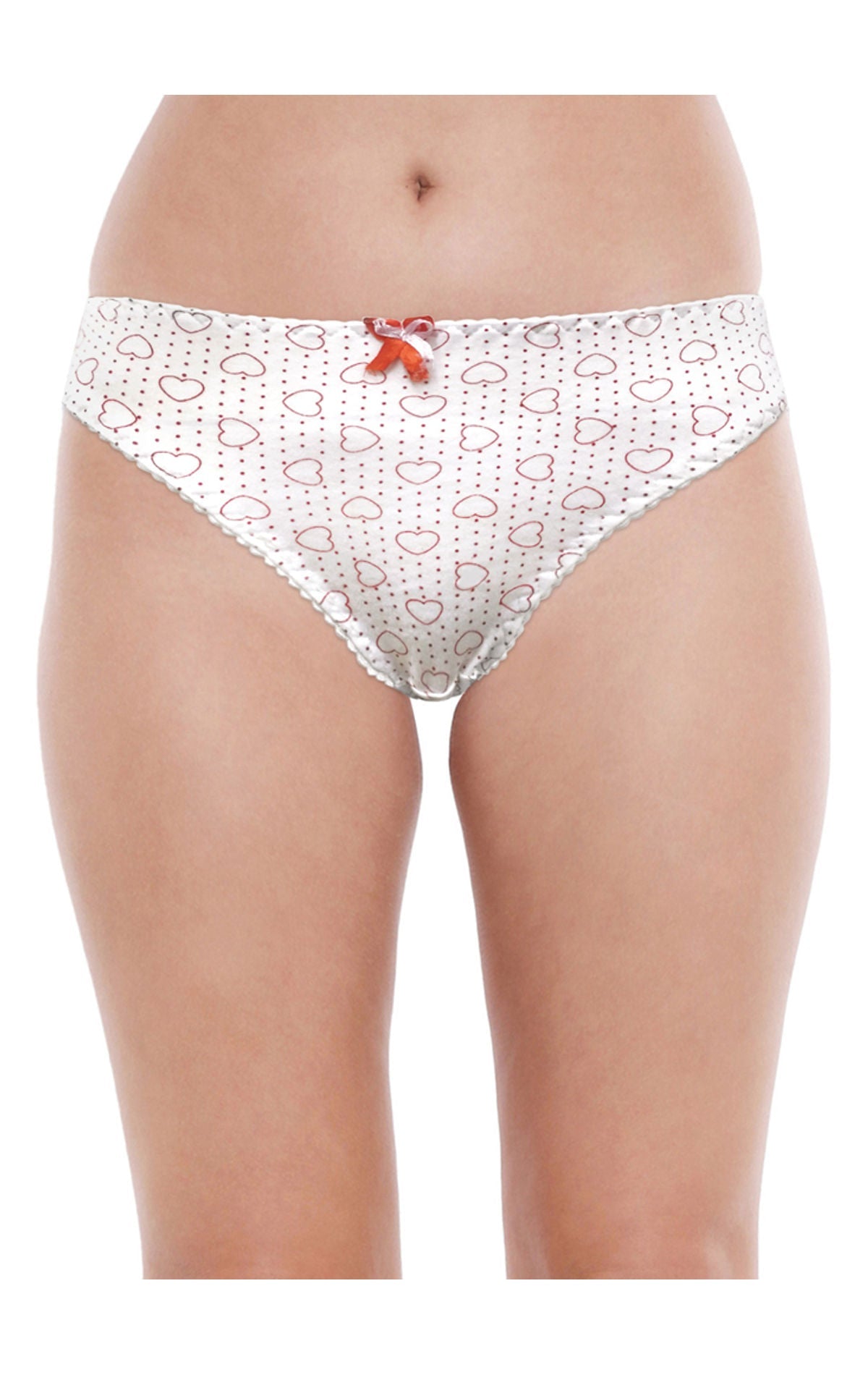 BODYCARE Pack of 3 100% Cotton Printed High Cut Panty-1409-Assorted