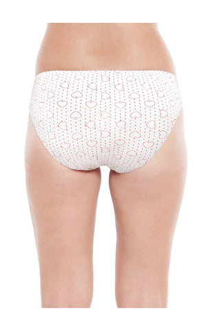 BODYCARE Pack of 3 100% Cotton Printed High Cut Panty-1409-Assorted