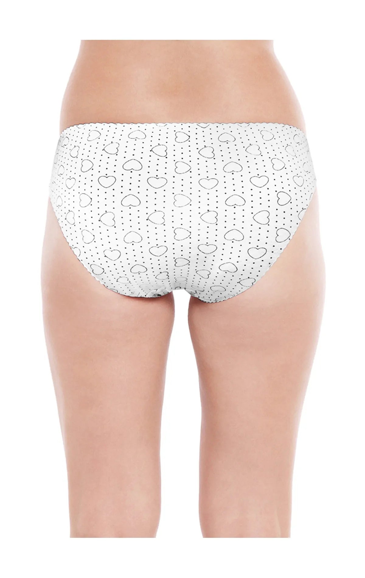 BODYCARE Pack of 3 100% Cotton Printed High Cut Panty-1409-Assorted