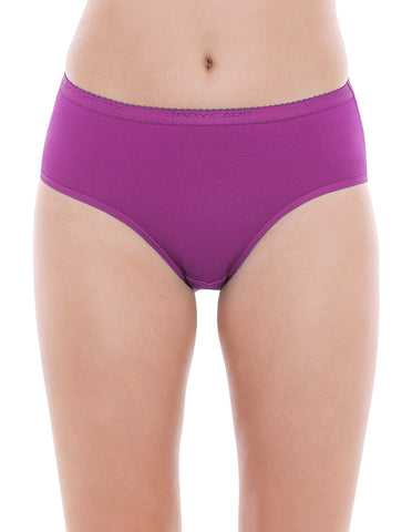 Bodycare Pack of 3 Hipster Style Cotton Briefs in Assorted colors-E32D