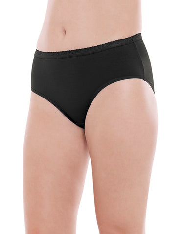 Bodycare Pack of 3 Hipster Style Cotton Briefs in Assorted colors-E32D