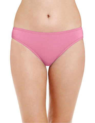 Bodycare Pack of 3 Assorted Cotton Solid Bikini Brief-34C