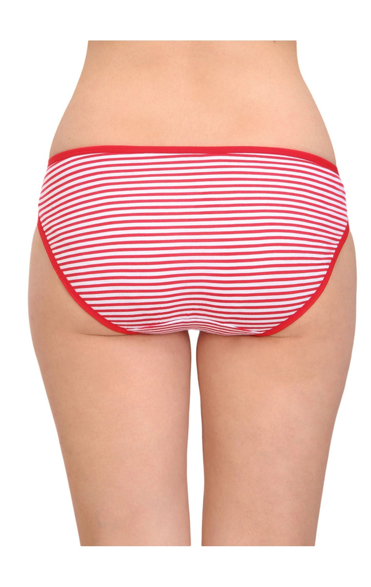 Bodycare Pack of 6 Printed Bikini Briefs Deluxe Panties in Assorted Color - E9700-6PCS-B