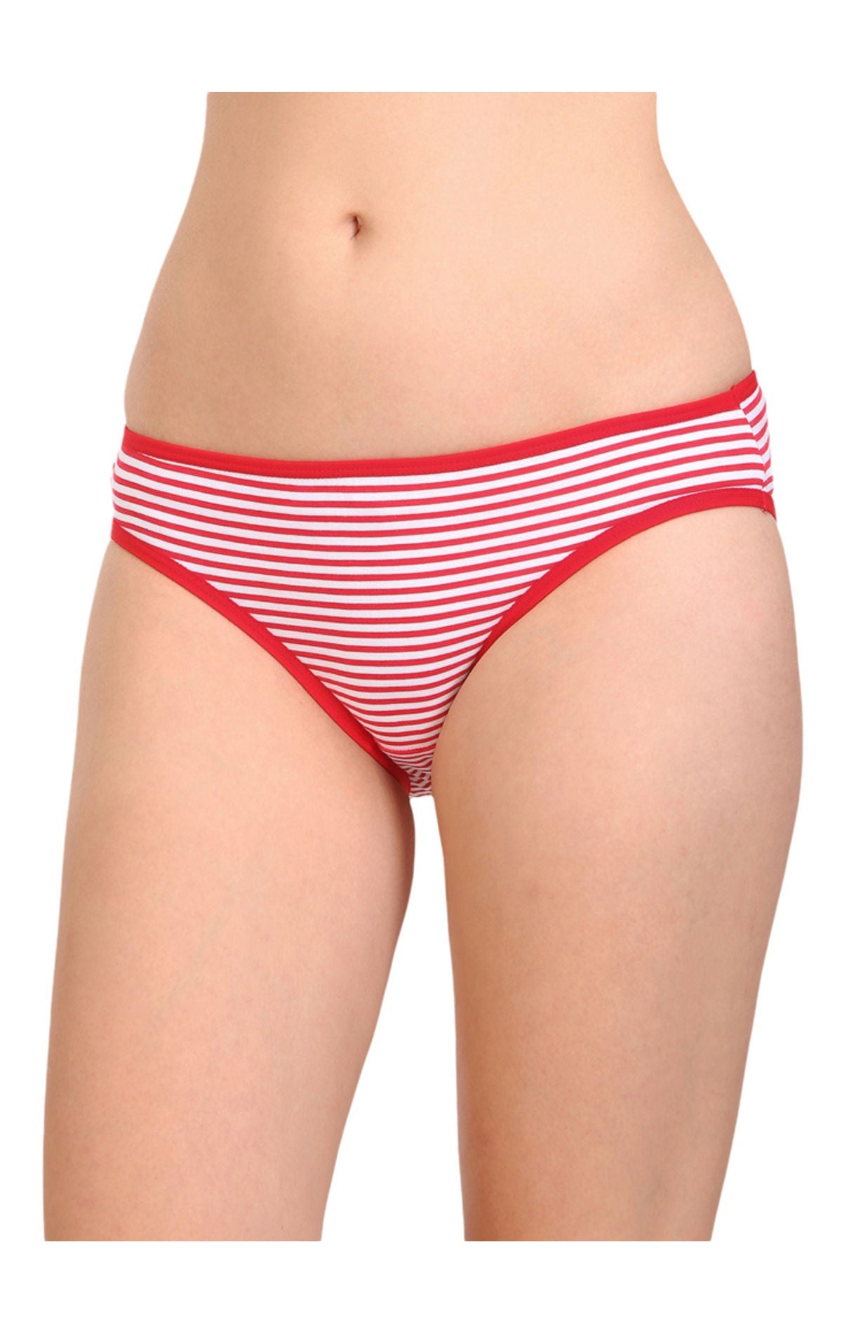 Bodycare Pack of 6 Printed Bikini Briefs Deluxe Panties in Assorted Color - E9700-6PCS-B