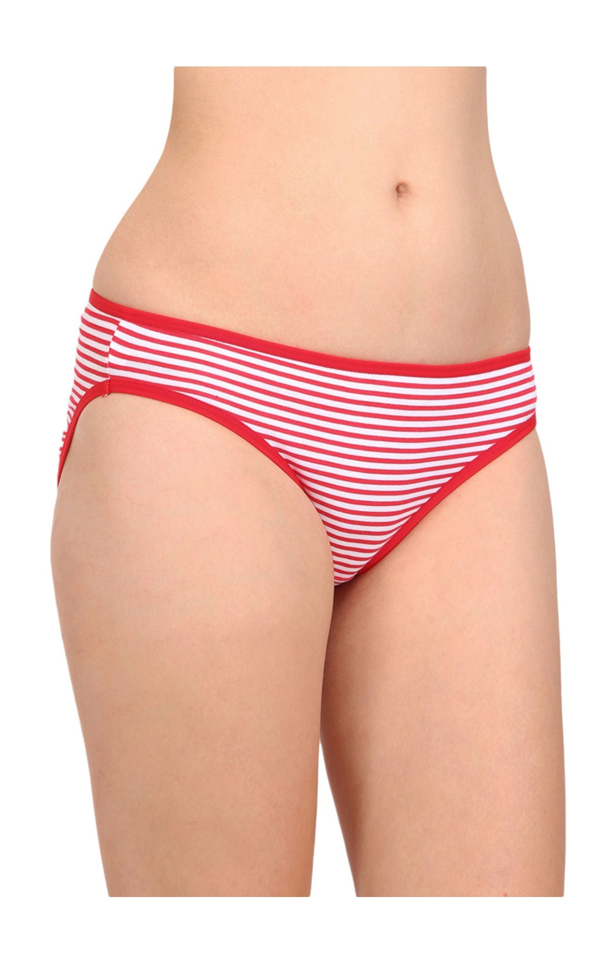 Bodycare Pack of 6 Printed Bikini Briefs Deluxe Panties in Assorted Color - E9700-6PCS-B