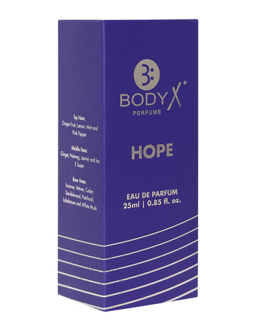 BodyX Hope Eau De Parfum for Men Long-Lasting Masculine Fragrance-25ml
