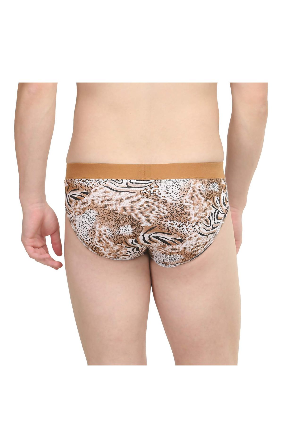 Body X Printed Briefs-BX06B Tiger Print