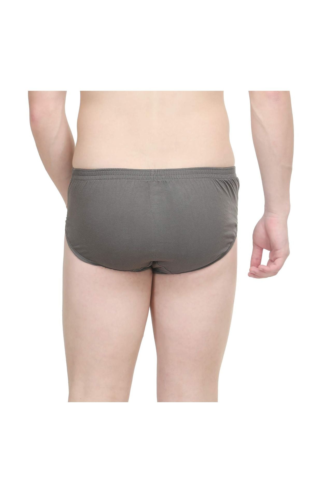 Body X Solid Briefs-Pack of 2-TUTO-Steel Grey