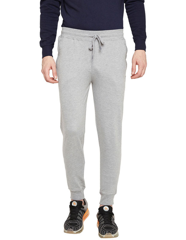 Bodyactive Grey Melange Track Pant-L12-GRML