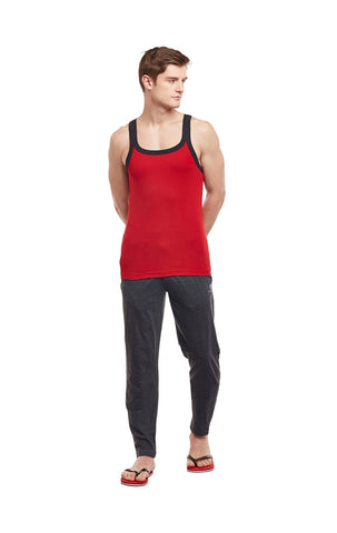 Bodyactive Track Pant with Zipper pocket-L7-DGRML