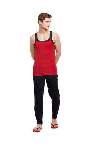 Bodyactive Track Pant with Zipper pocket-L7-BLK