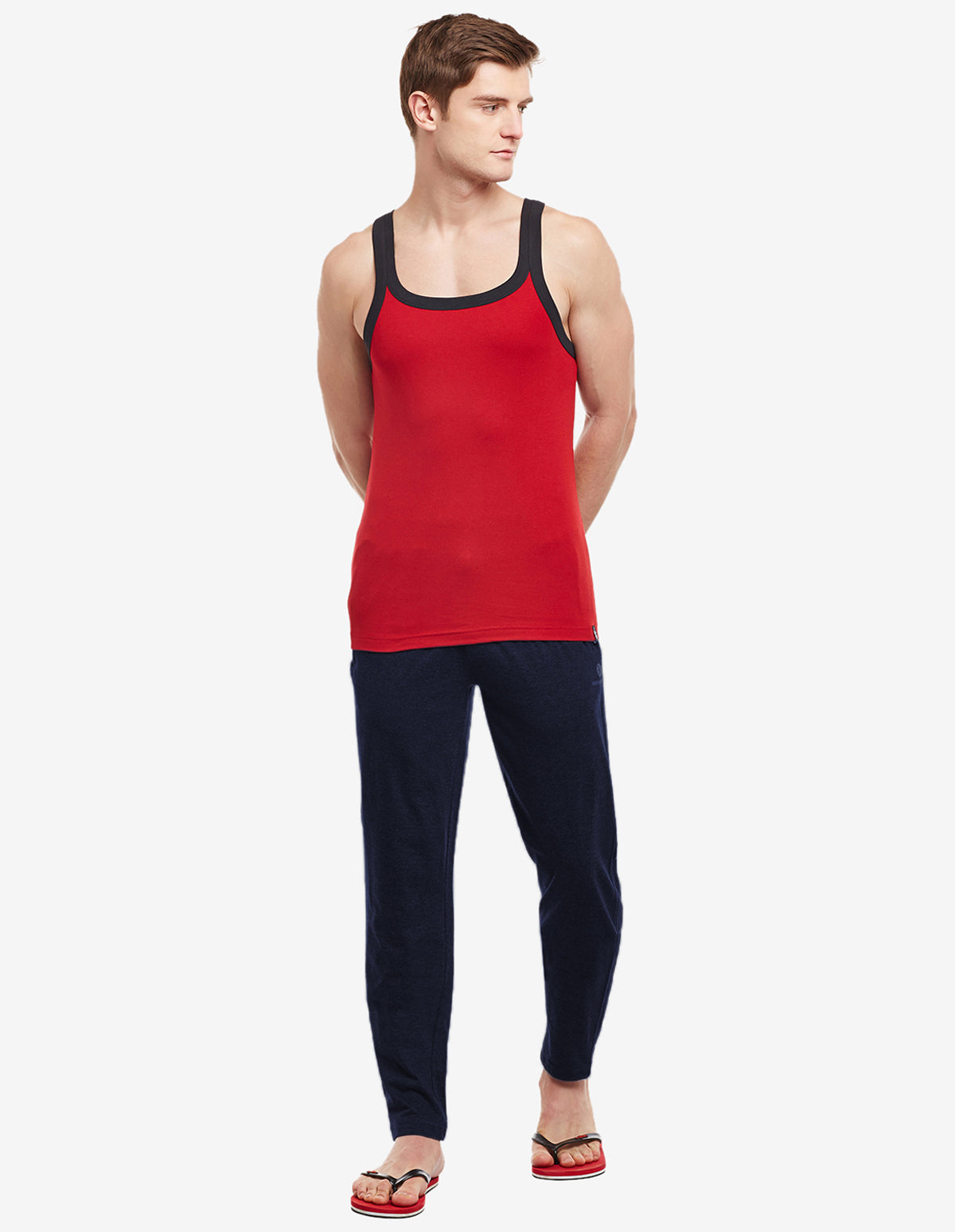 Bodyactive Track Pant with Zipper pocket-L7-NAVY