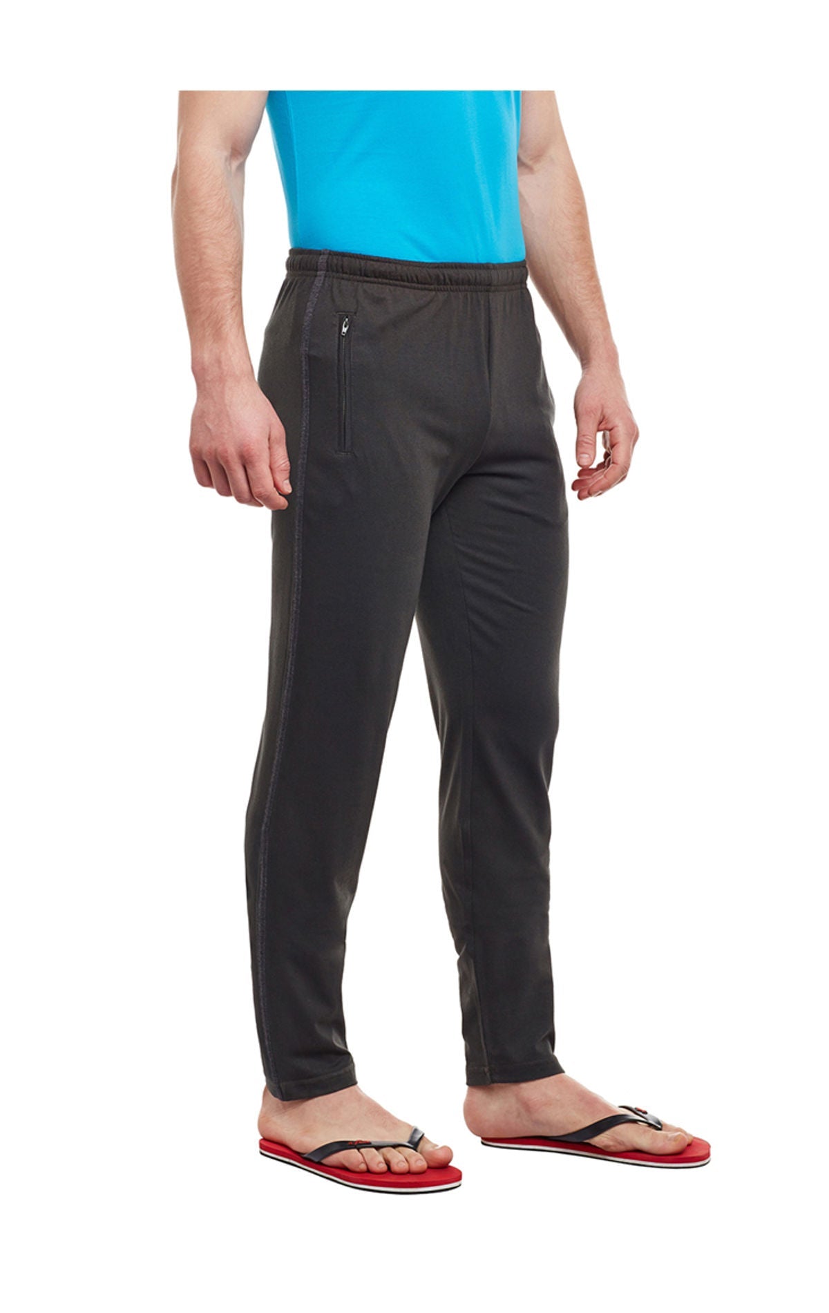 Bodyactive Track Pant with Zipper pocket-L8-BGRN