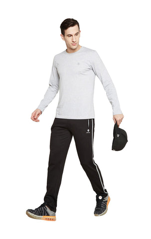 Bodyactive Track Pant with Zipper pocket-L8-BK