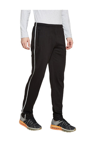 Bodyactive Track Pant with Zipper pocket-L8-BK