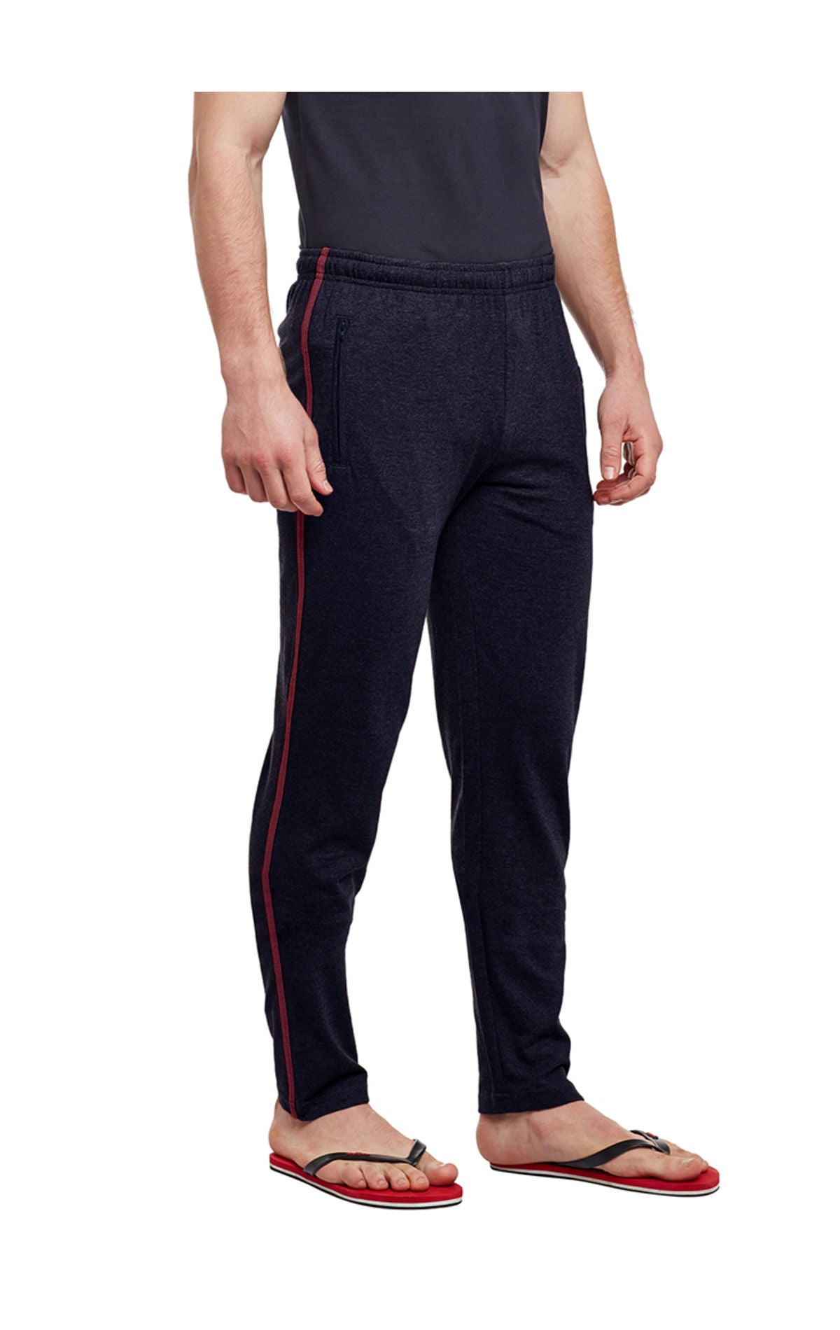 Bodyactive Track Pant with Zipper pocket-L8-NAVY