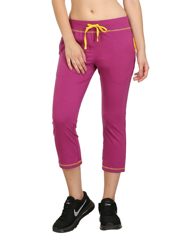 Bodyactive Women Wine Capris-LC3-WIN