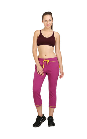 Bodyactive Women Wine Capris-LC3-WIN