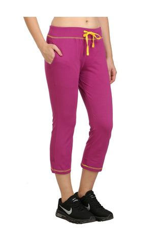 Bodyactive Women Wine Capris-LC3-WIN