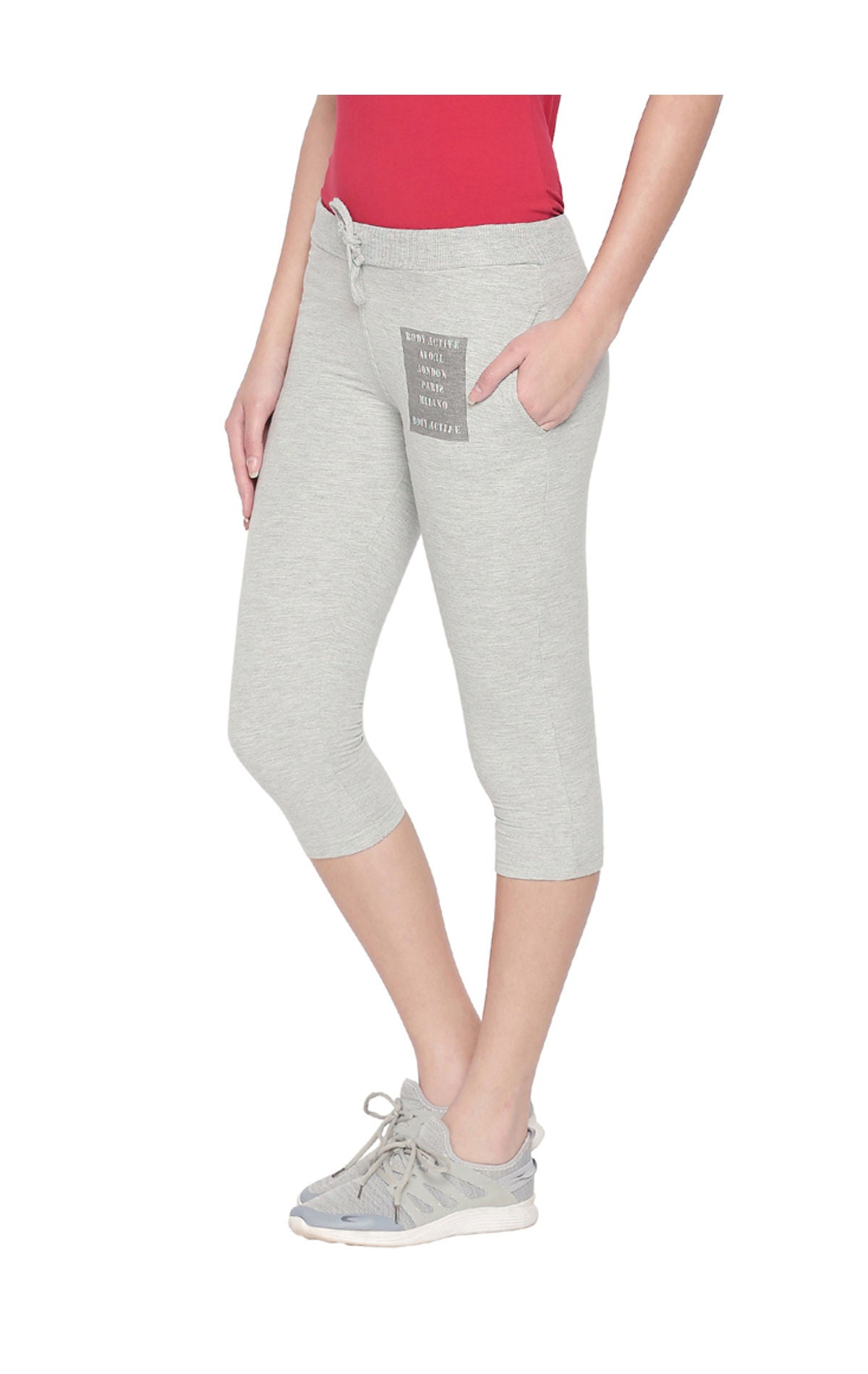 Bodyactive Women Capris-LC5-GRML