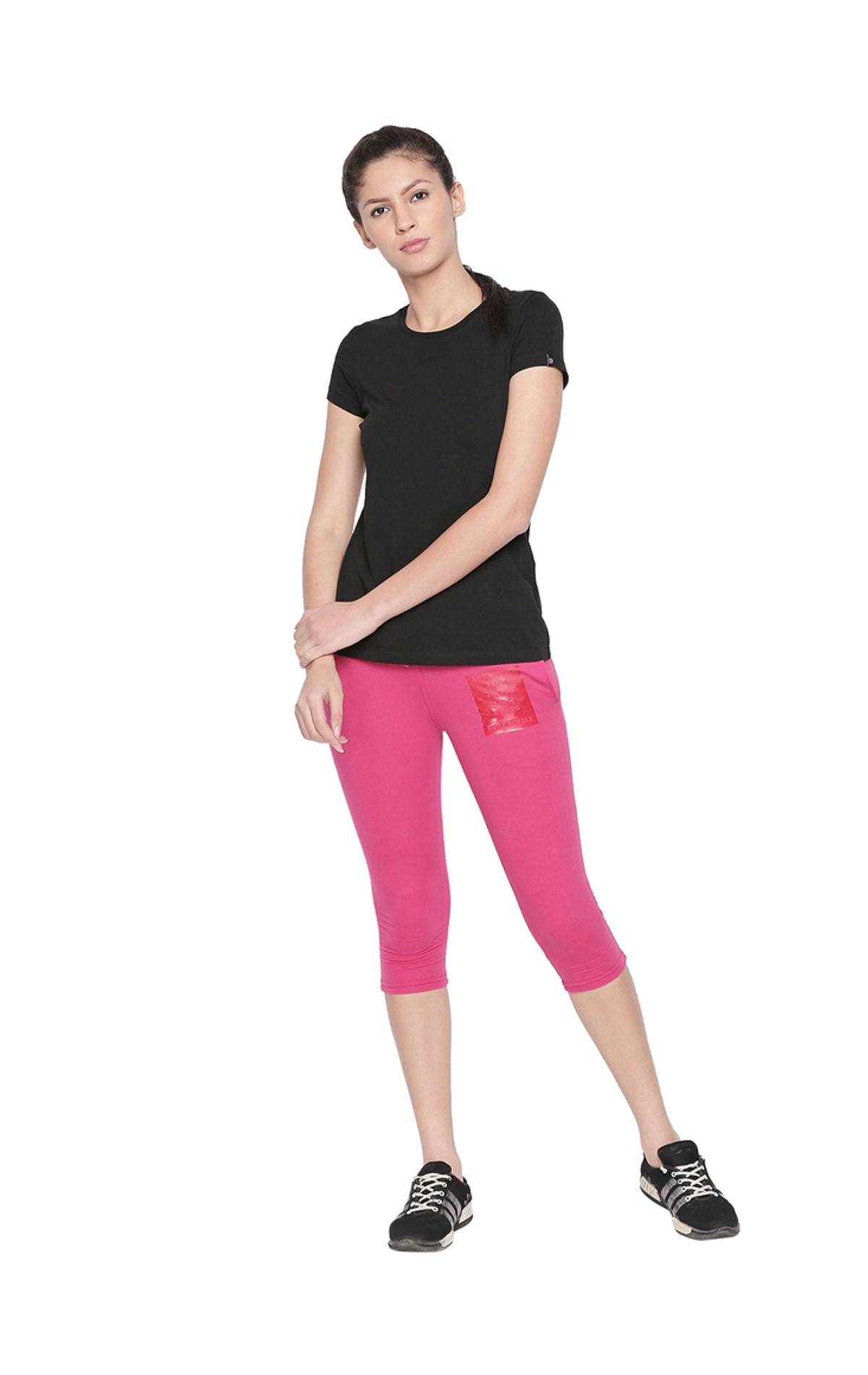 Bodyactive Women Capris-LC5-M.PINK