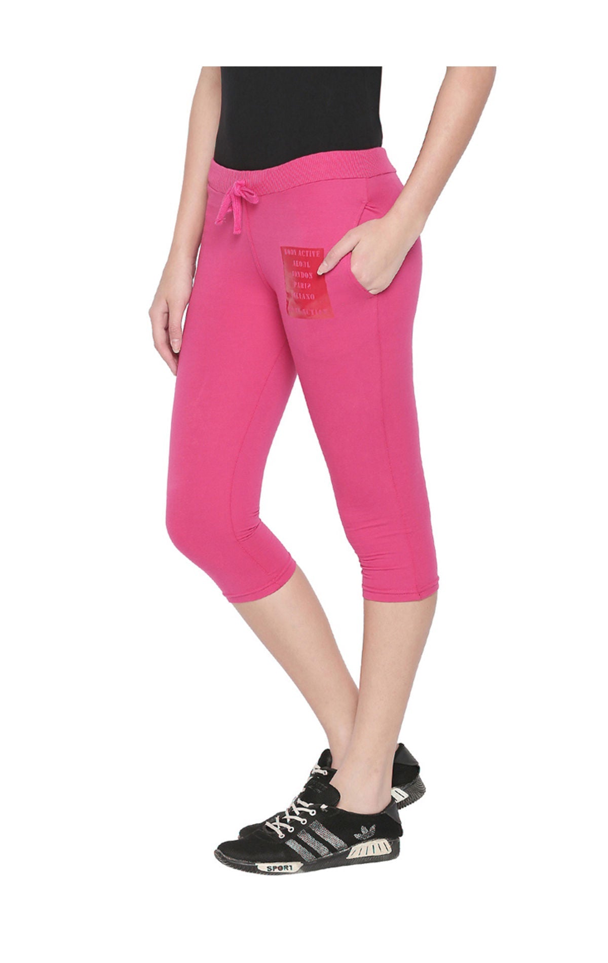 Bodyactive Women Capris-LC5-M.PINK