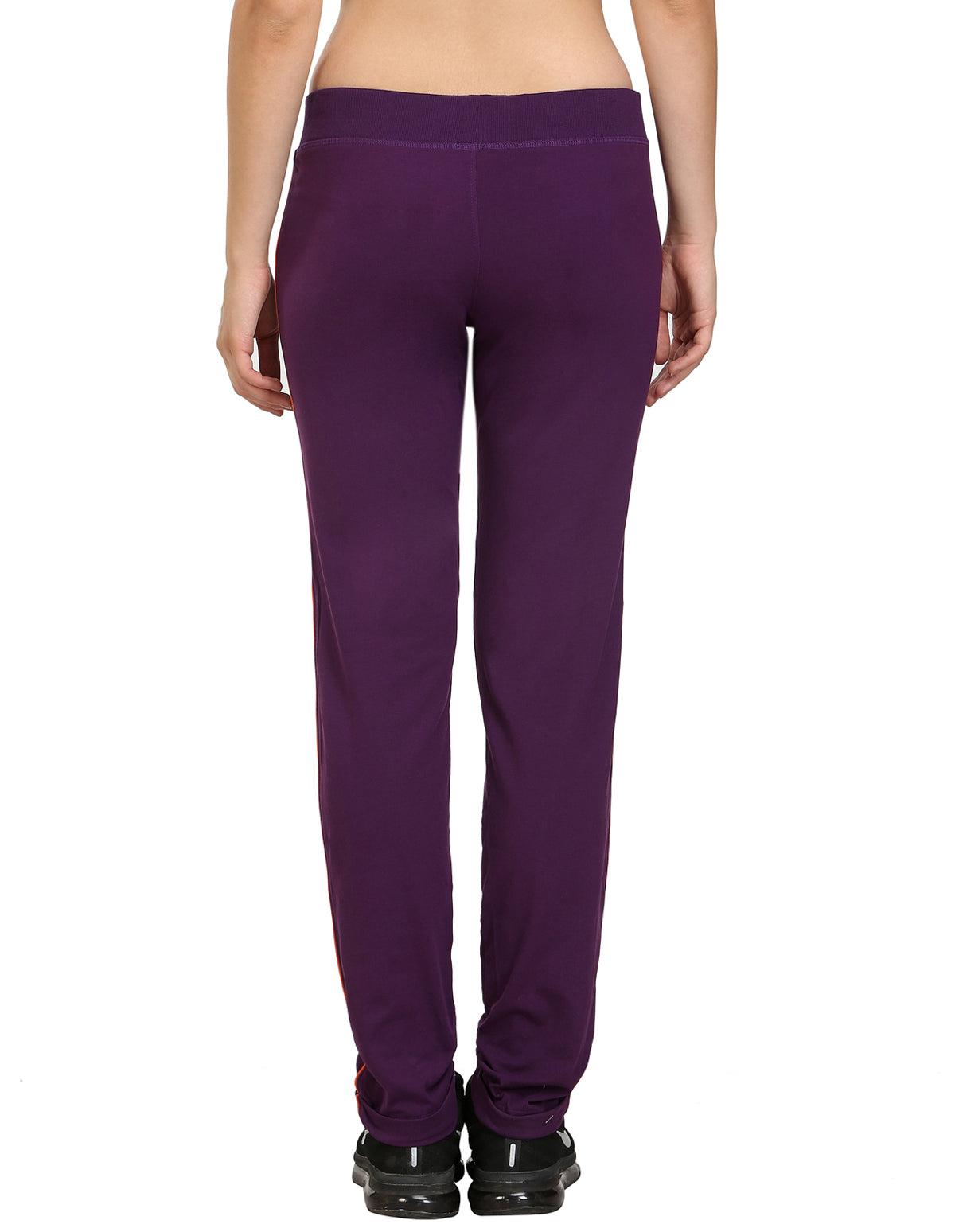 Bodyactive Women Dark Purple Trackpant-LL1-DPU