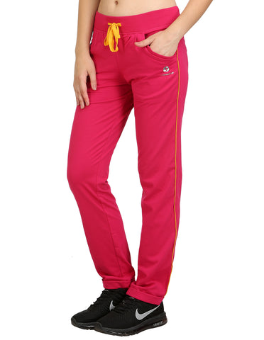 Bodyactive Women Fuchsia Trackpant-LL1-FUS
